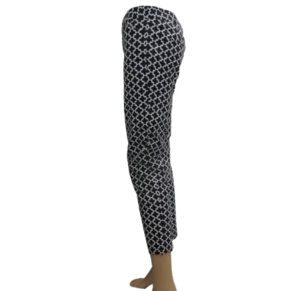 White House Black Market Geometric Design Skinny Pants - Picture 4 of 7